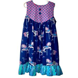 Eleanor Rose Carousel Dress, Size 8-10 Girls